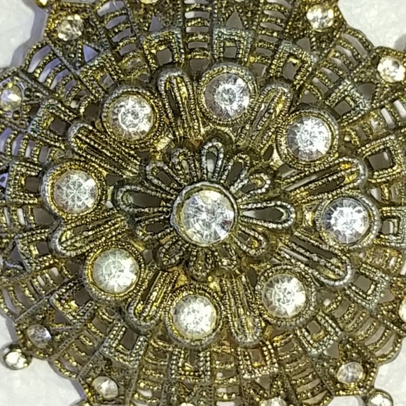 🦋 LITTLE NEMO LACY RHINESTONE PIN BROOCH - Picture 2 of 5